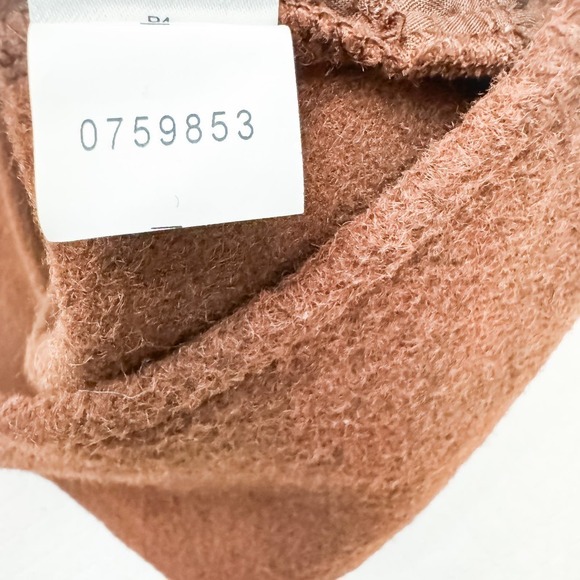 Joie Brown Button Down Top Shirt Jacket Size Medium - Picture 4 of 7